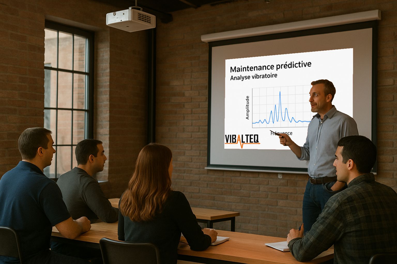 Formation en maintenance prédictive, analyse vibratoire - VIBALTEQ
