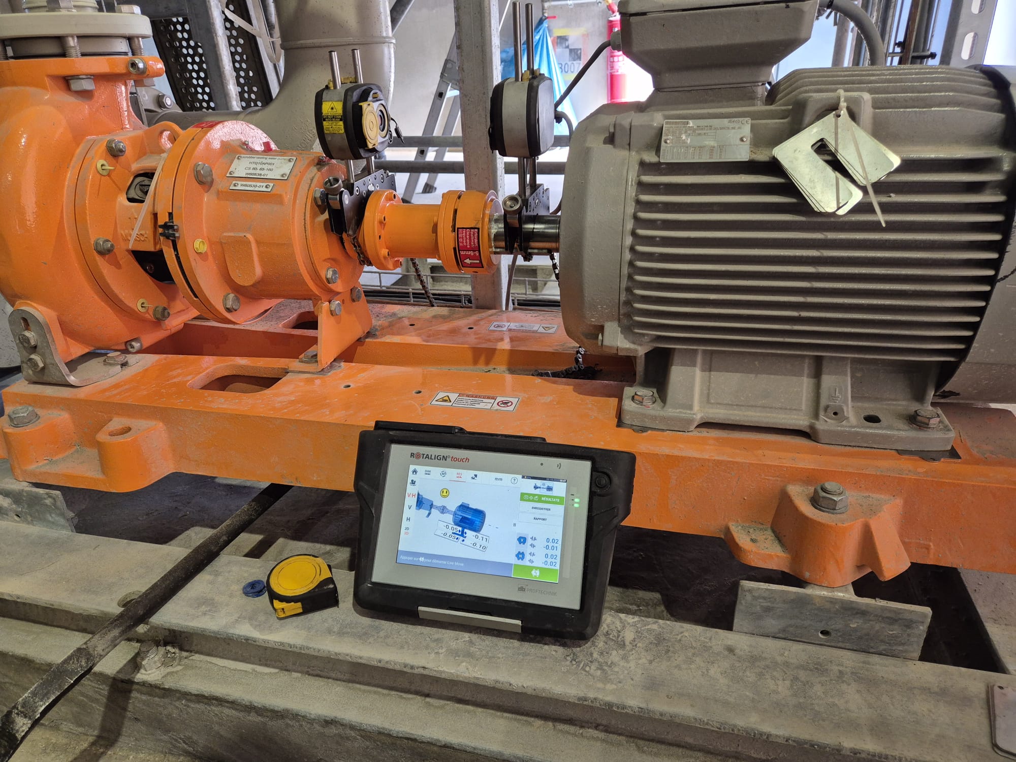 Lignage alignement laser par VIBALTEQ