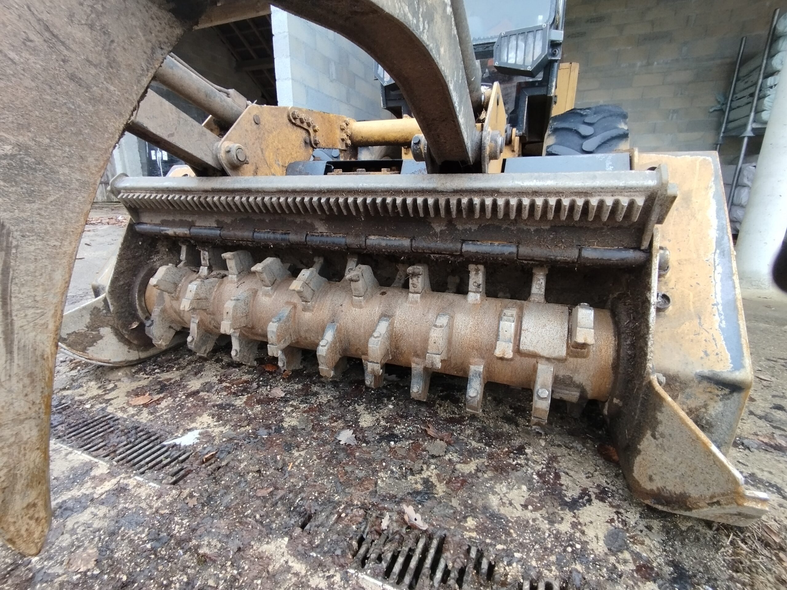 Équilibrage dynamique sur gyrobroyeur automoteur, maintenance prédictive Vibalteq